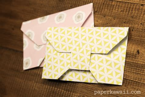 Traditional Origami Envelope Video Tutorial Paper Kawaii Origami
