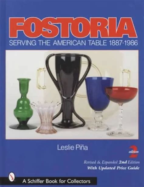 VINTAGE FOSTORIA GLASS Collector Guide Inc Most Patterns Colors