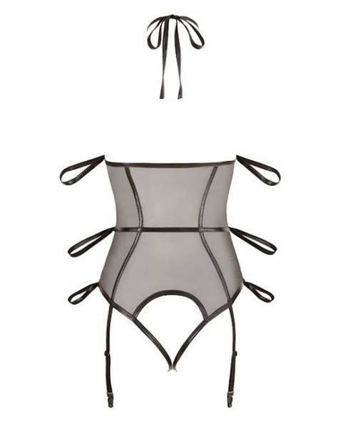Buy Handmade Cottelli Collection Crotchless Bondage Bodysuit Black Medium For Mom Dad