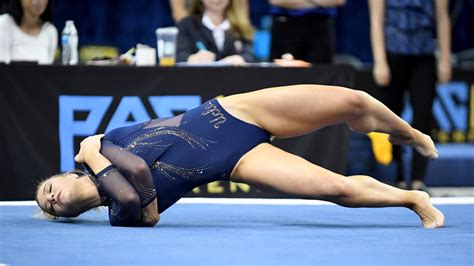 Ucla Gymnastics Falls To Utah Despite Grace Glenns First Perfect 10 Orange County Register