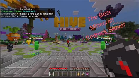 The Best Server On Bedrock Edition Minecraft Youtube