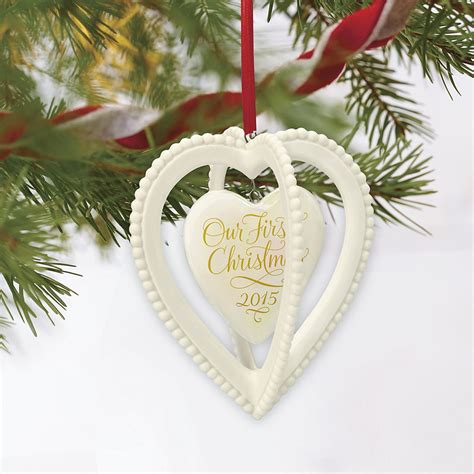 Hallmark Keepsake Ornament Our First Christmas Together Two Hearts