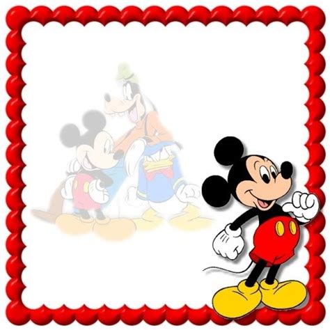 Mickey Mouse Border Frame Clip Art Library