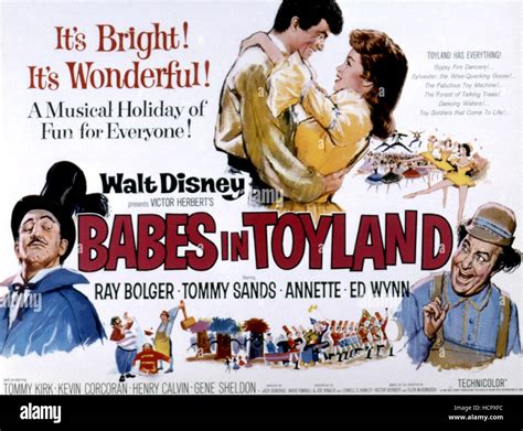 Babes En Toyland Tommy Sands Annette Funicello Ed Wynn Ray Bolger