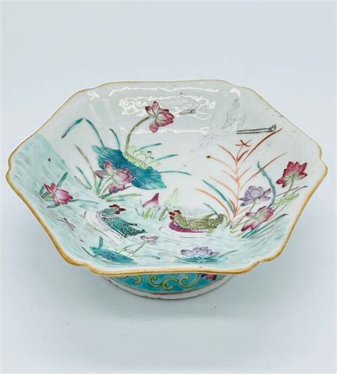 Offering Bowl With Ducks In A Lotus Pond Porcelain Catawiki
