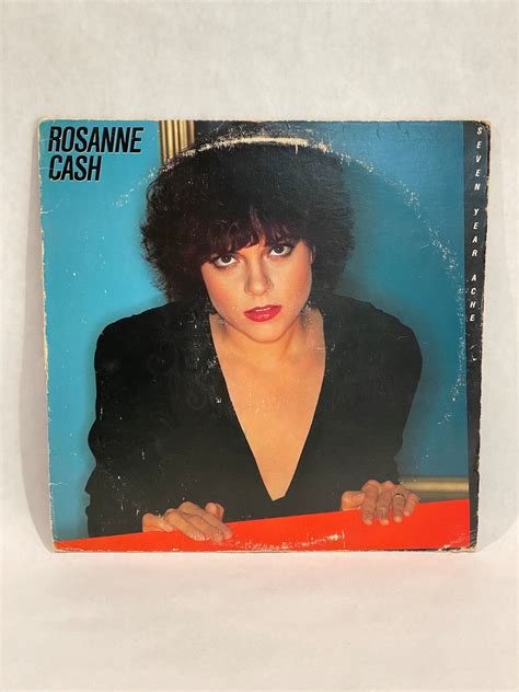 Vintage Vinyl Record Rosanne Cash Seven Year Ache Album Etsy