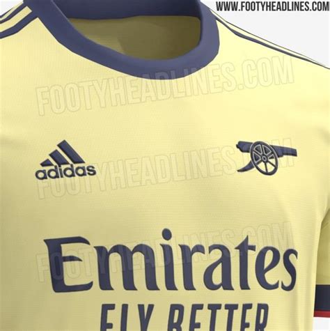 Arsenals New Away Kit For 202122 Season ‘leaked Including Return Of
