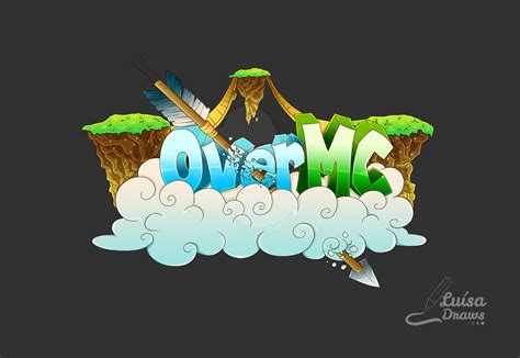 Minecraft Server Logo Overmc By Luisadraws On Deviantart