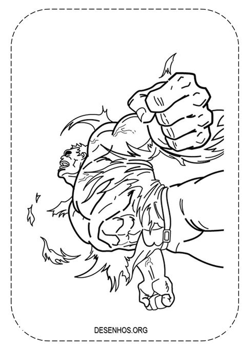 Here is one of the popular cartoon series, hulk. Hulk para colorir e imprimir!