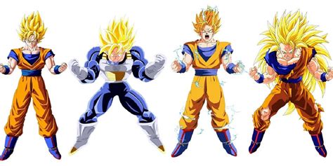 Goku All Saiyan Forms