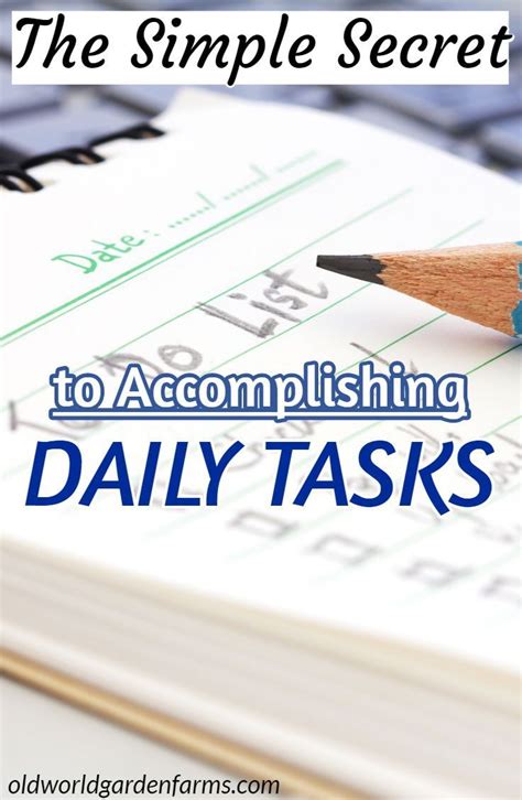 The Simple Secret To Help Accomplish Daily Tasks And Big Dreams Daily
