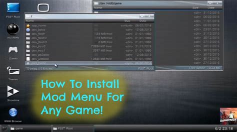 How To Install Mod Menus On Cfw Ps3 Youtube