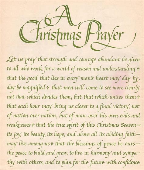 Christmas dinner prayer (short grace before meals) lord of heaven and earth, we join today with christians. The Christmas Prayer | Prayers | Pinterest