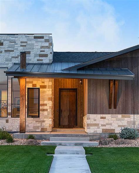 Contemporary Mountain House Plan With Rear Wrap Around Porch 95096rw