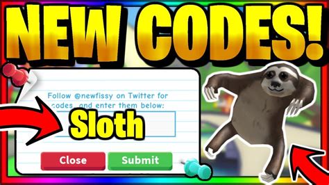 We provide the fastest/full coverage and regular updates on the latest working new and active adopt me codes wiki 2021: New Sloth Pet 2x Weekend Roblox Sloths Adopt Me Youtube - Free Robux Promo Codes 2019 Not ...