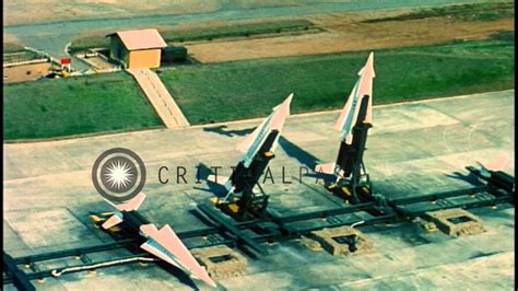 Nike Hercules Missile Raised To Firing Position At The Missile Site In