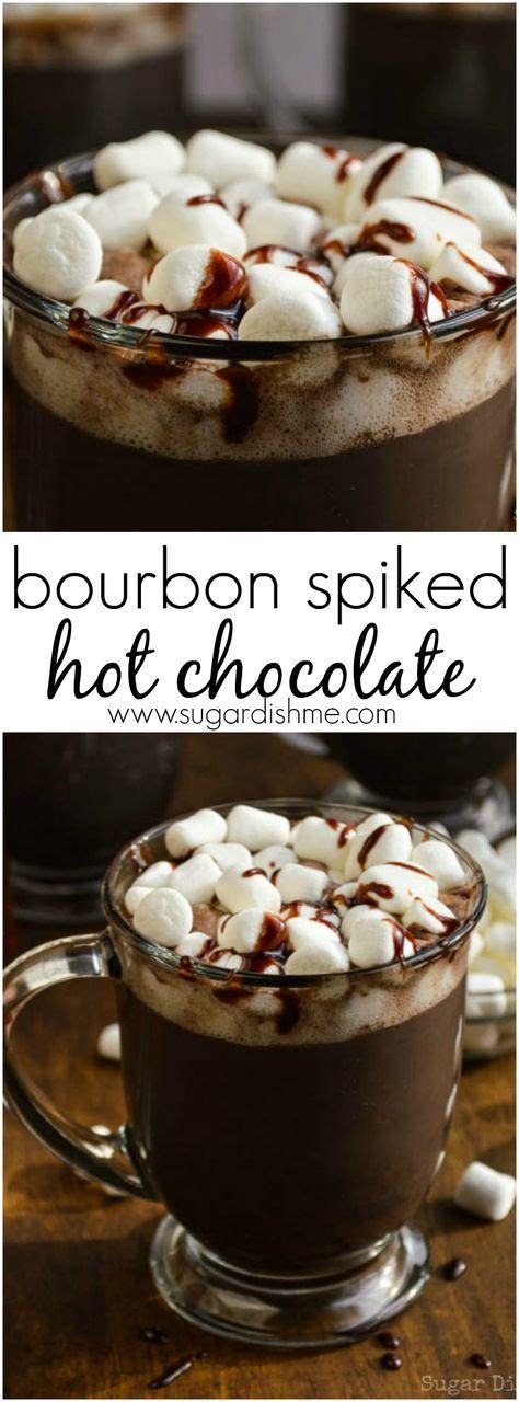 This festive christmas bourbon punch is easy to prepare and provides a nice centerpiece to any holiday party. Bourbon Spiked Hot Chocolate | Recipe | Spiked hot chocolate, Bourbon recipes, Hot chocolate recipes