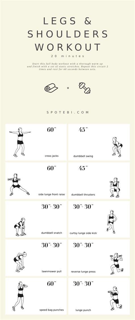20 Minute Legs And Shoulders Workout
