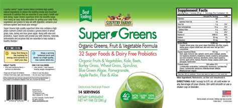 Country Farms Super Greens Reviews - Country Farms Super Greens Review | Best Superfood Green Drinks