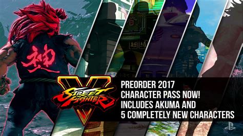 Street Fighter V Playstation Store Image Provides More Season 2 Dlc