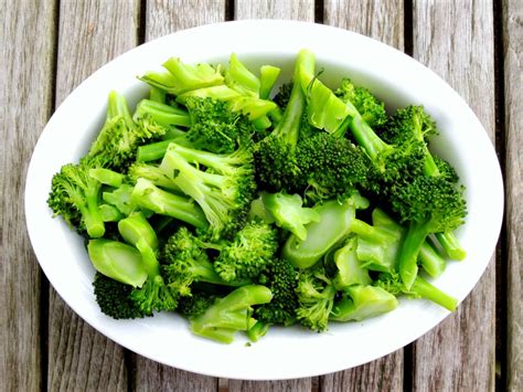 Steamed Broccoli With Butter The Weathered Grey Table