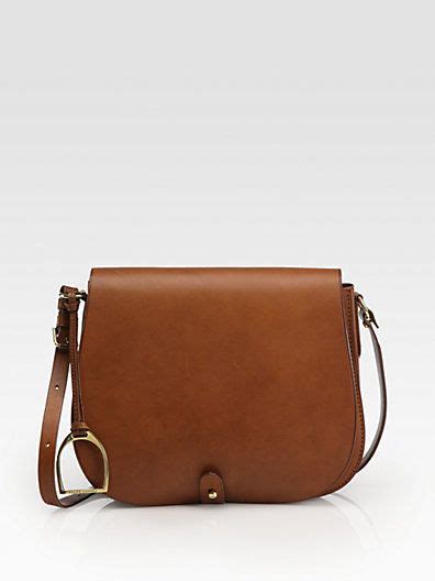 Ralph Lauren Collection - RL Medium Saddle Shoulder Bag | Bags, Leather saddle bags, Saddle bags