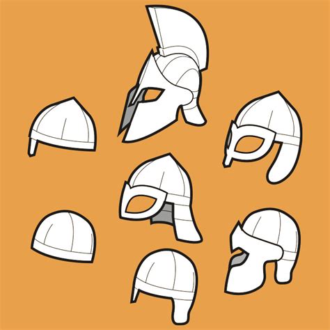 New Cosplay Crafting Pattern Set For Eva Foam Helmet Pretzl Cosplay