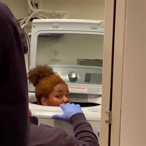 Girl Gets Stuck In Washing Machine After Game Of Hide And Seek Goes Wrong