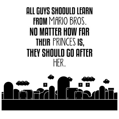 Super Mario Bros Derived Wall Decal Quotes All Guys Should Learn From