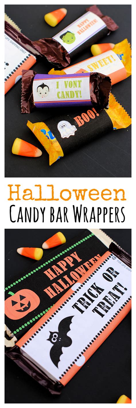 Printable valentine candy bar wrappers! Free Printable Halloween Candy Bar Wrappers - Crazy Little ...