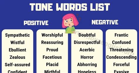 Tone Words 160 Useful Words To Describe Tone With Examples Love