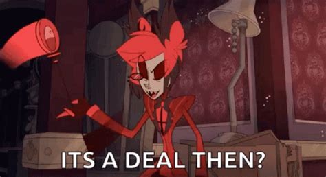 Alastor Hazbin Hotel Gif Alastor Hazbin Hotel No I Dont Think So My