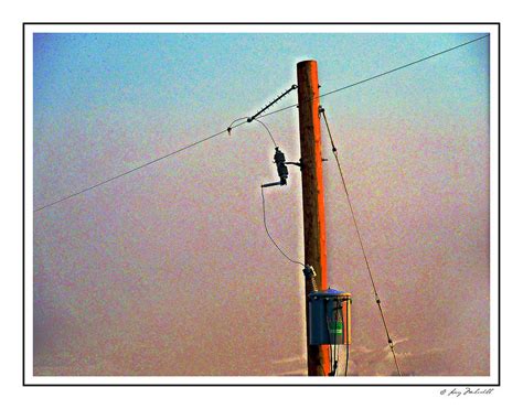 Power Poles As Art 2 Photograph By Larry Mulvehill
