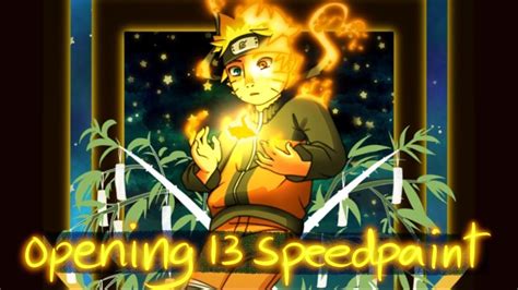 Naruto Shippuden Opening 13 Speedpaint Youtube