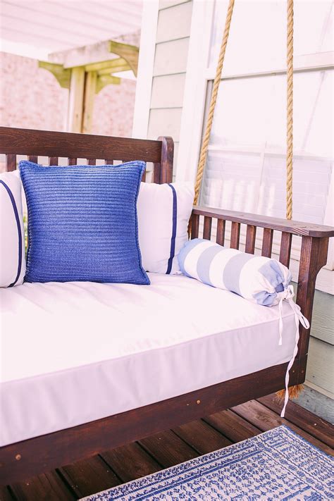 Are you experiencing sleepless nights lately? DIY Crib Mattress Front Porch Swing For Under $150 ...