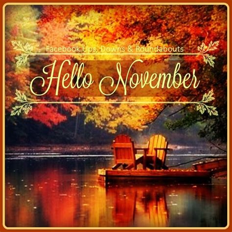 Pin By Patricia Hamm On Months Hello November Months In A Year