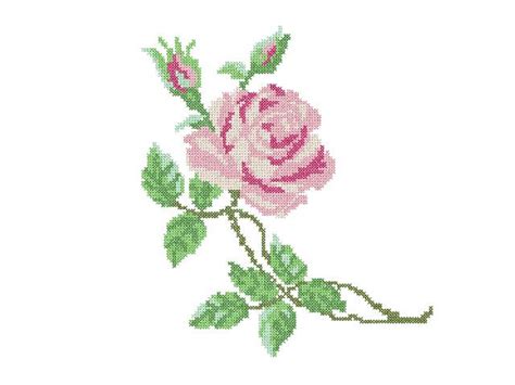 Click on the picture to enlarge. Rose | Machine embroidery design
