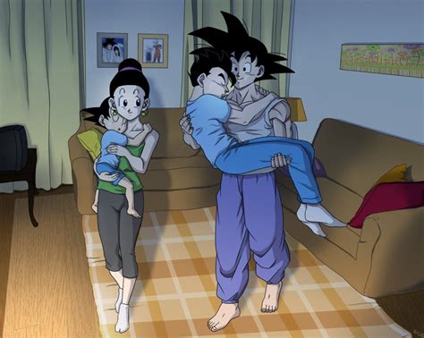 Commission Bedtime By Pallottili On Deviantart Anime Dragon Ball Goku Anime Dragon Ball