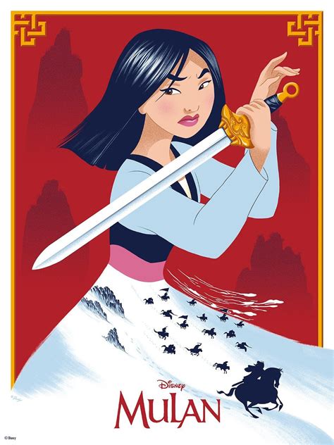 Doaly Mulan — Eyeland Prints Uk Ltd Disney Amor Art Disney Mulan