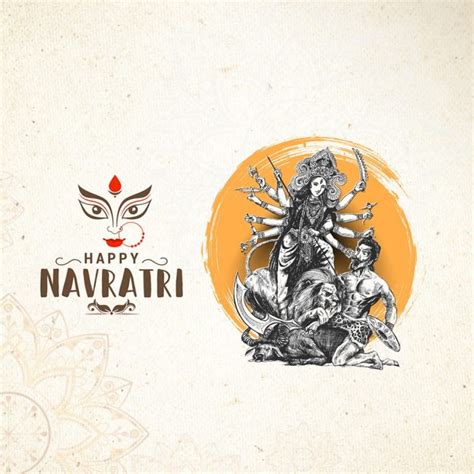 Happy Navratri Free PSD Template | Navratri Banner-Poster Design (2021)