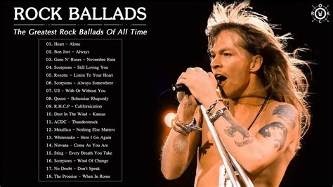 the greatest rock ballads of all time best rock ballads song of 80s 90s youtube