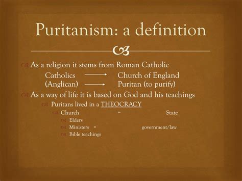 Ppt Puritanism Introduction Powerpoint Presentation Free Download