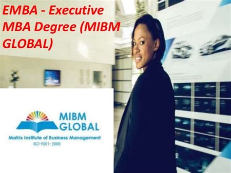 Mibm Global Emba Executive Mba Degree