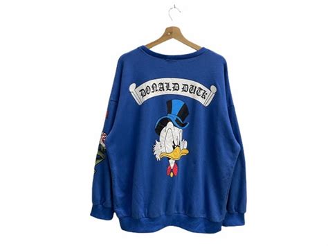 Pick Vintage Disney Donald Duck Cartoon Sweater Donald Duck Etsy