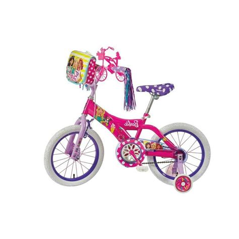 Dynacraft Barbie Girls Bmx Street Bike 16 Pinkwhitepurple