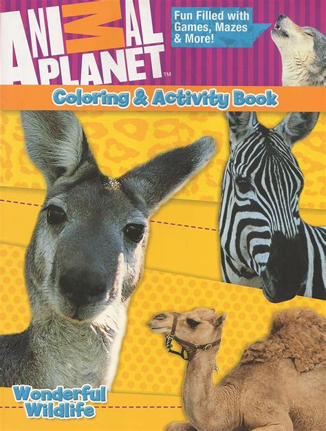 Animal Planet Coloring And Activity Book Wonderful Wildlife Cover