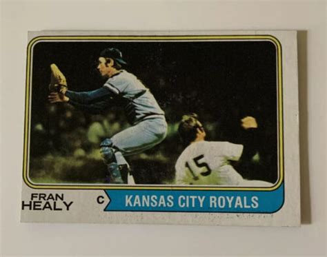 1974 Fran Healy 238 Topps Baseball Card Kansas City Royals Kc Ebay