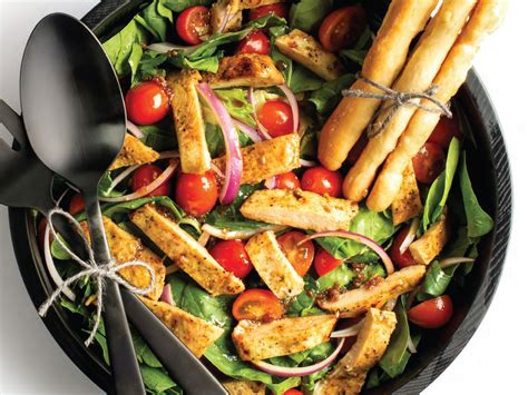Exotic Flavored Chicken Salad With Italian Breadsticks Recipes