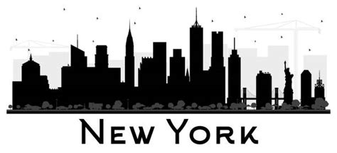 New York City Landscape Illustrations Illustrations Royalty Free