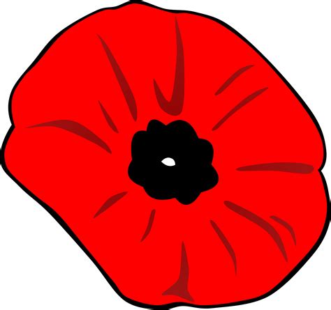 Remembrance Day Poppy Template Clipart Best
